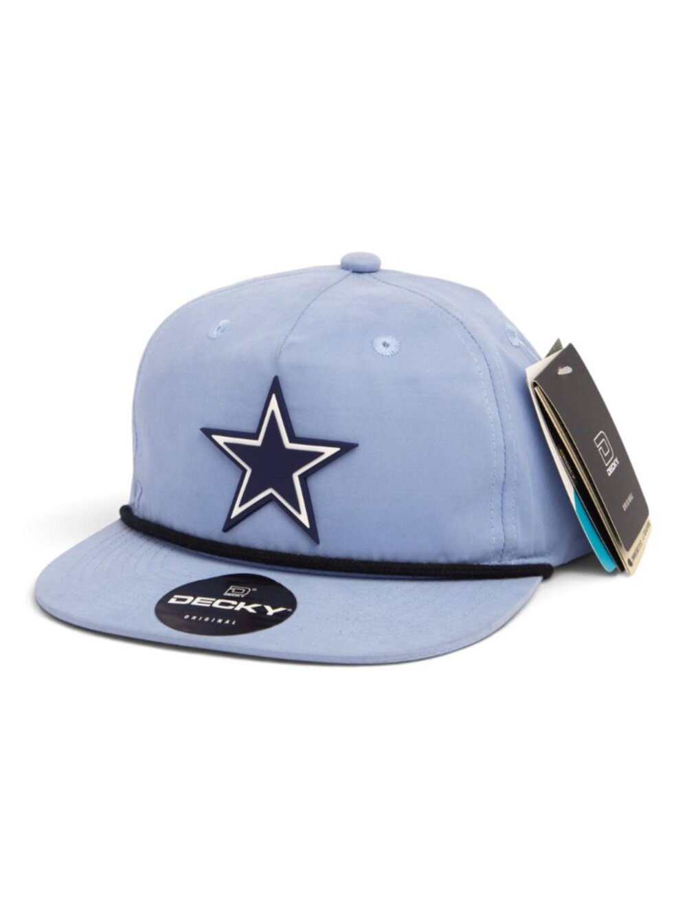 Dallas Cowboys 3D Classic Rope Hat- Sky/ Black
